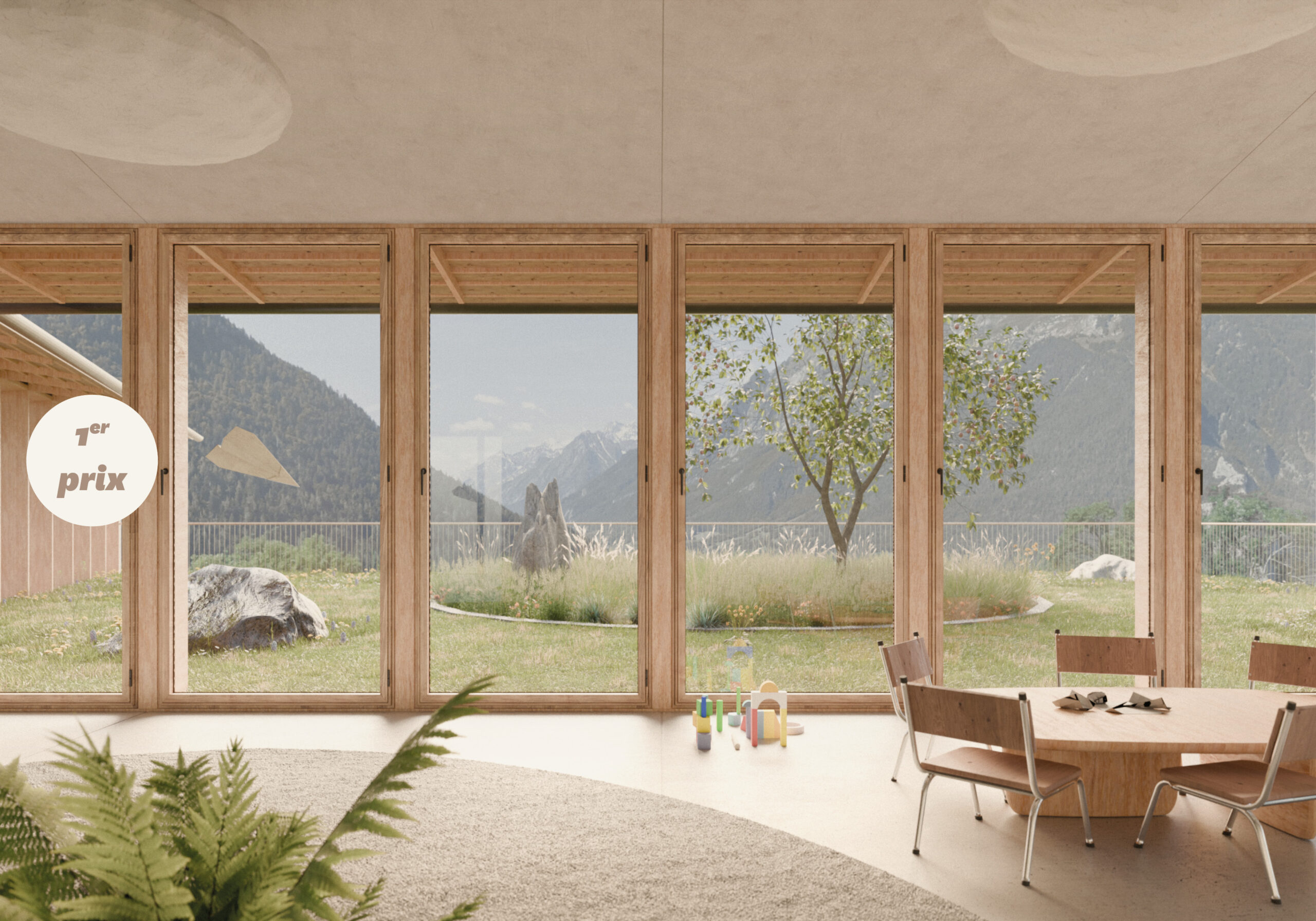 Concours pour la construction d&rsquo;une nurserie, crèche et UAPE à Vollèges